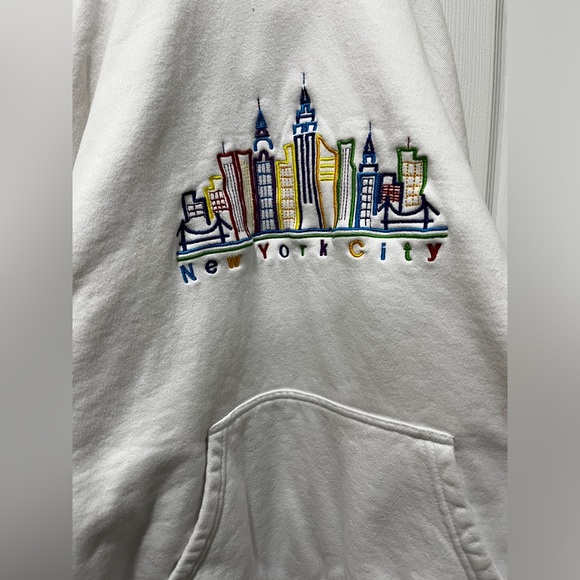 NYC Stitched hoodie (Asian Sizing XL, true size M) hoodie. Purchased in New York - Picture 3 of 5